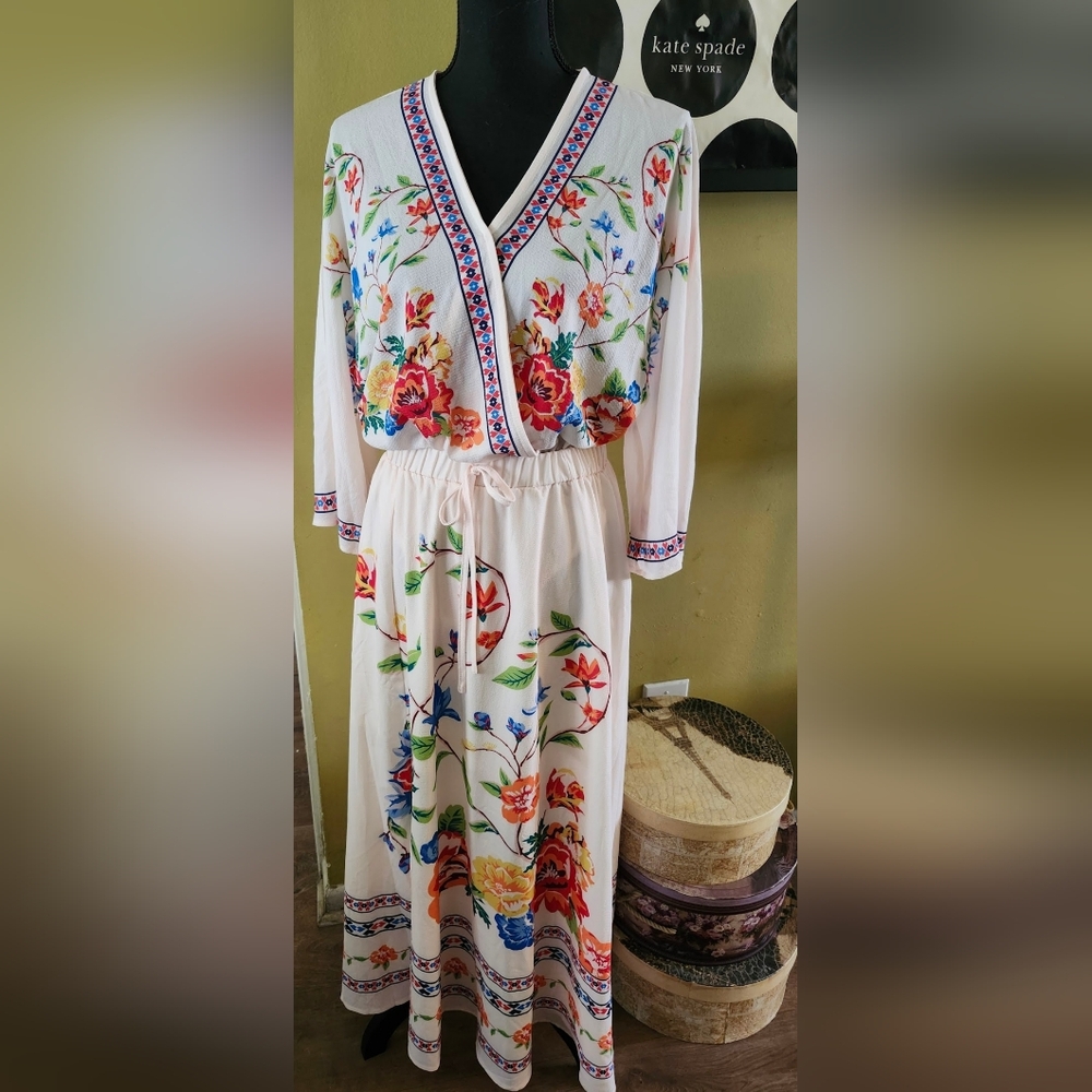 2pc Resort Wear Floral Skirt Set